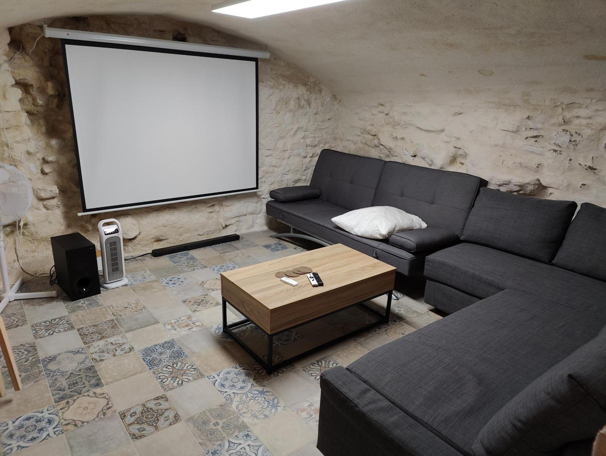 Maison avec salle cinéma, 3 lits, 100m du théâtre Orange (Vaucluse) Exterior foto